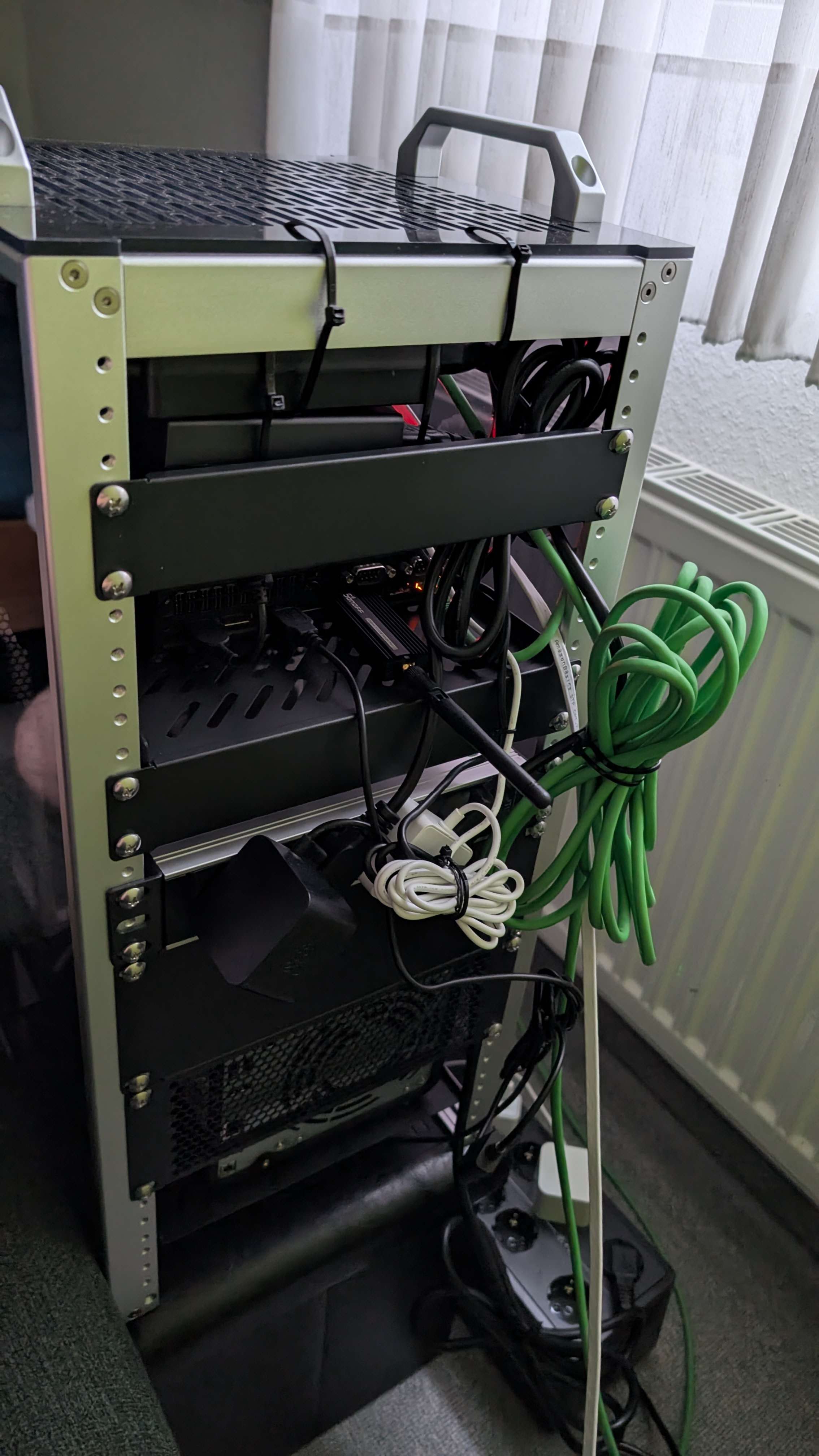 Raspberry Pi cluster and cables